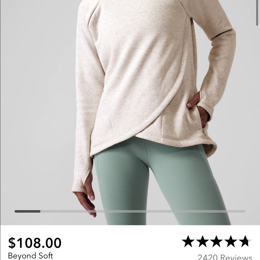 Athleta Karma Asym Pullover